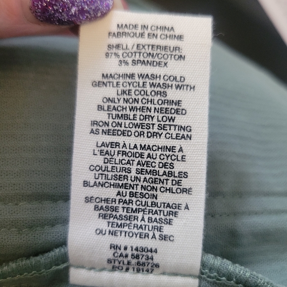 NWT Anthropologie × Avec Les Filles Tegan Corduroy Shirt Jacket Shacket Teal SM - Picture 14 of 14